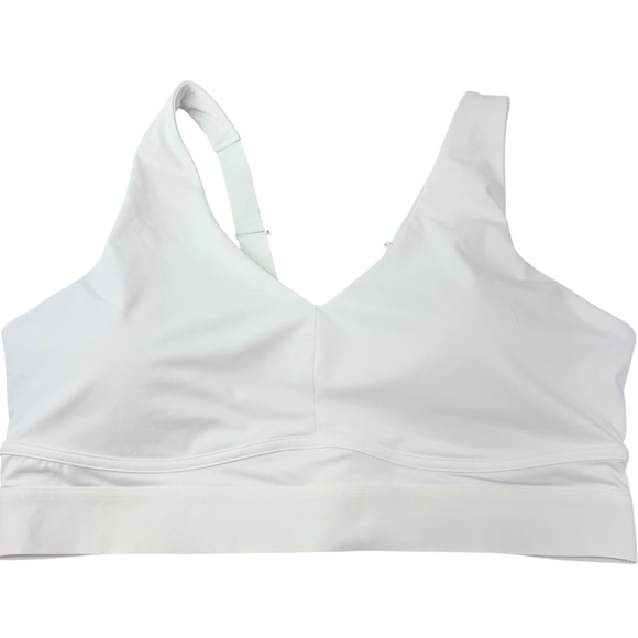 Fabletics All Day Every Day Sports Bra 3X White Convertible Straps Removable Cup - Picture 1 of 7
